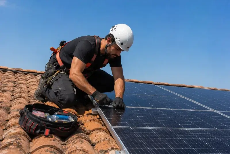 Maintenance et monitoring de panneaux solaires à Ribérac